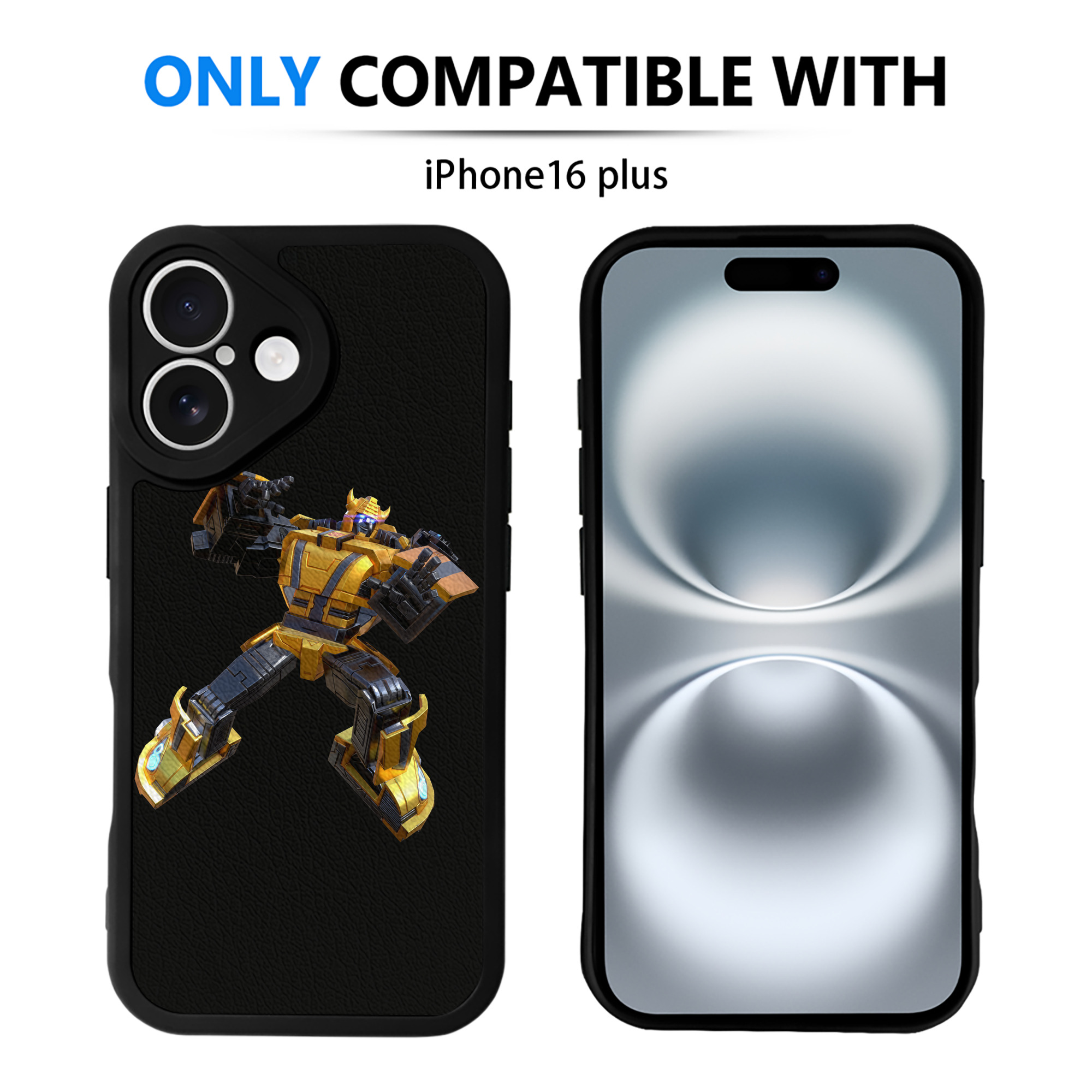 （画像用）  【iPhone 16シリーズ対応】シリコンスマホケース（レザー調） 材質：シリコン